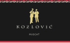 Kozlovic Istria Muscat 2014 Front Label
