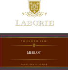 Laborie Wine Estate Merlot 2013 Front Label
