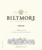 Biltmore Estate  Syrah 2013 Front Label