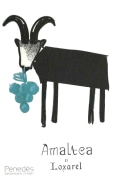 Loxarel Amaltea Negre 2014 Front Label