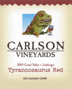 Carlson Vineyards Tyrannosaurus Lemberger Red 2004 Front Label