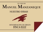 Bodega Manuel Manzaneque Nuestro Syrah 2007 Front Label