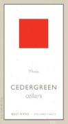 Cedergreen Cellars Thuja 2005 Front Label