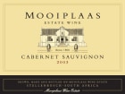 Mooiplaas Wine Estate Cabernet Sauvignon 2003 Front Label