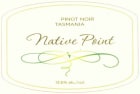 Native Point Pinot Noir 2008 Front Label