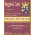 Poggio di Sotto Brunello di Montalcino 2011 Front Label