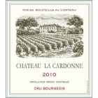 Chateau La Cardonne Medoc 2010 Front Label