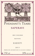 Pheasant's Tears Kakheti Saperavi 2013 Front Label