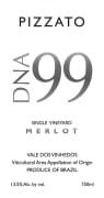 Pizzato Vinhas e Vinhos Single Vineyard DNA 99 Merlot 2009 Front Label