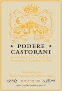 Podere Castorani Montepulciano d'Abruzzo 2004 Front Label