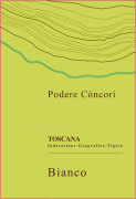 Podere Concori Toscana Bianco 2015 Front Label