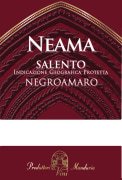 Produttori Vini Manduria Salento Neama Negroamaro 2014 Front Label