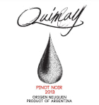 Quimay Pinot Noir 2013 Front Label