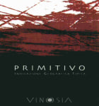 Vinosia Salento Primitivo 2012 Front Label