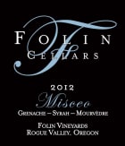 Folin Cellars Misceo 2012 Front Label