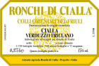 Ronchi di Cialla Colli Orientali del Friuli Cialla Verduzzo 2011 Front Label