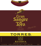 Torres Gran Sangre de Toro 2011 Front Label
