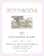Spottswoode Sauvignon Blanc 2011 Front Label