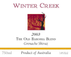 Winter Creek The Old Barossa Blend 2003 Front Label