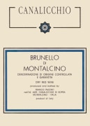 Canalicchio di Sopra Brunello di Montalcino 2008 Front Label