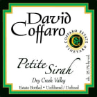 David Coffaro Estate Vineyard Petite Sirah 2015 Front Label