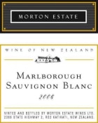 Morton Estate Marlborough Sauvignon Blanc 2006 Front Label