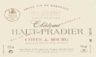 Chateau Haut-Pradier Cotes de Bourg 2014 Front Label