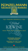 Konzelmann Vidal Icewine 2008 Front Label