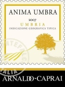 Arnaldo Caprai Umbria Anima Rosso 2007 Front Label