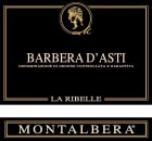 Montalbera Barbera d'Asti La Ribelle 2014 Front Label