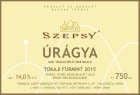 Szepsy Uragya Furmint 2015 Front Label