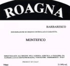 Roagna Barbaresco Montefico 2009 Front Label