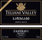 Teliani Valley Wines Saperavi 2013 Front Label