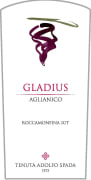 Tenuta Adolfo Spada Srl Roccamonfina Gladius Aglianico 2012 Front Label