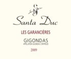 Domaine Santa Duc Gigondas Les Garancieres 2009 Front Label