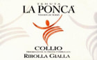 Tenuta La Ponca Collio Ribolla Gialla 2015 Front Label