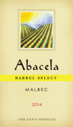 Abacela Malbec 2014 Front Label