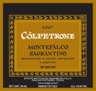 Tenute del Cerro Sagrantino di Montefalco Colpetrone 2007 Front Label