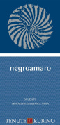 Tenute Rubino Negroamaro 2014 Front Label
