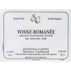 Sylvain Cathiard Vosne-Romanee (torn label) 2002 Front Label