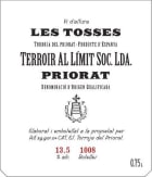 Terroir Al Limit Les Tosses 2013 Front Label