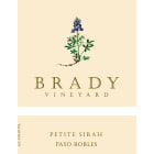 Brady Vineyard Petite Sirah 2015 Front Label