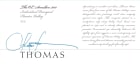 Thomas Wines The O.C. Semillon 2011 Front Label