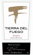 Tierra del Fuego Reserva Carmenere 2014 Front Label