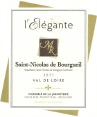 Vignoble de la Jarnoterie Saint-Nicolas de Bourgueil L'Elegante Cuvee MR 2011 Front Label