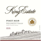 King Estate Willamette Valley Pinot Noir (375ML half-bottle) 2015 Front Label