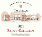 Vignobles Robin Lafugie Saint-Emilion Chateau Billeron Bouquey Grand Cru 2011 Front Label