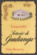 Vinicola de Castilla Senorio de Guadianeja Gran Reserva Vino de la Tierra Tempranillo 2001 Front Label