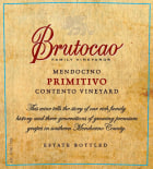 Brutocao Contento Vineyard Primitivo 2012 Front Label