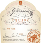 Grassini Family Vineyards and Winery Equipo 2013 Front Label